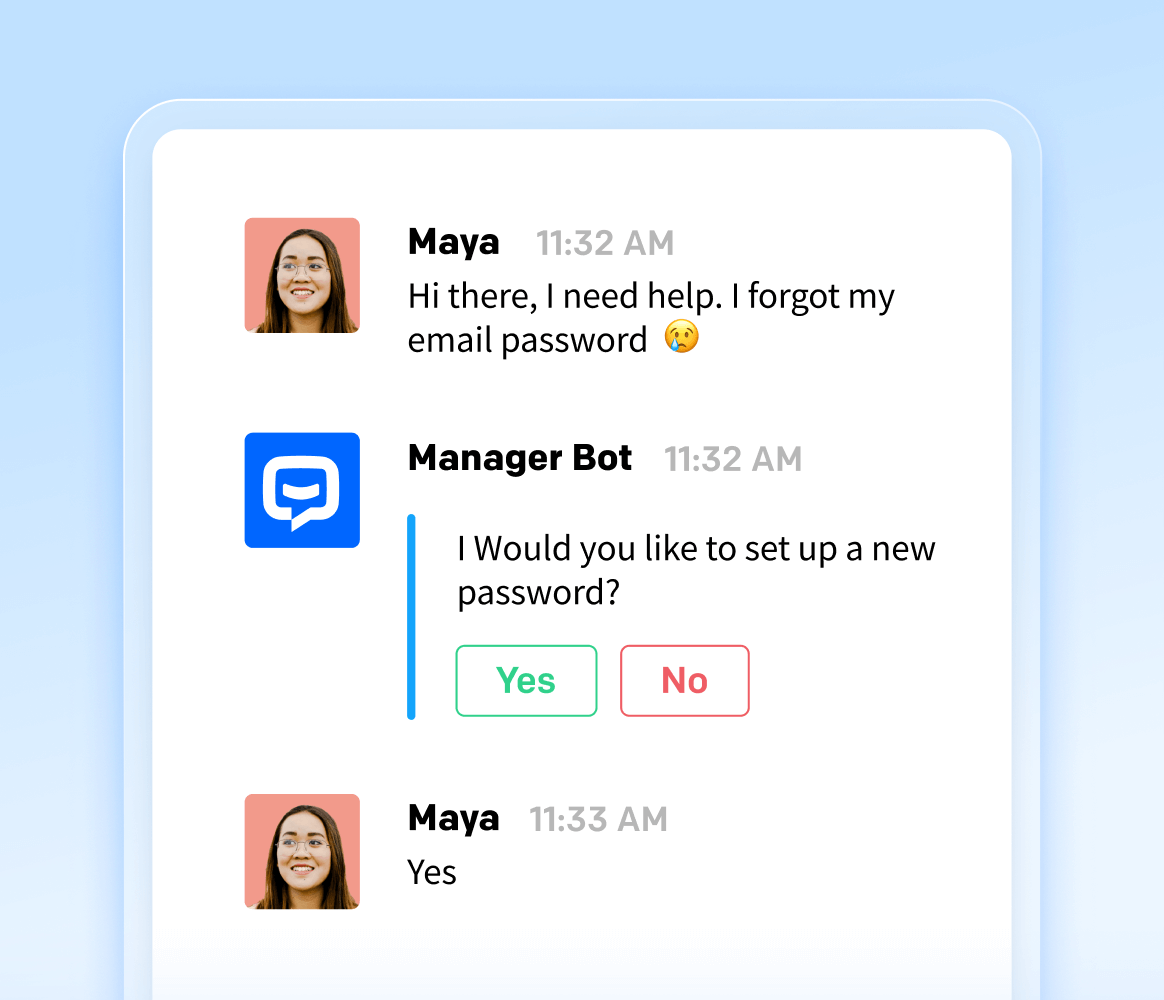 ChatBot integrated with Slack.