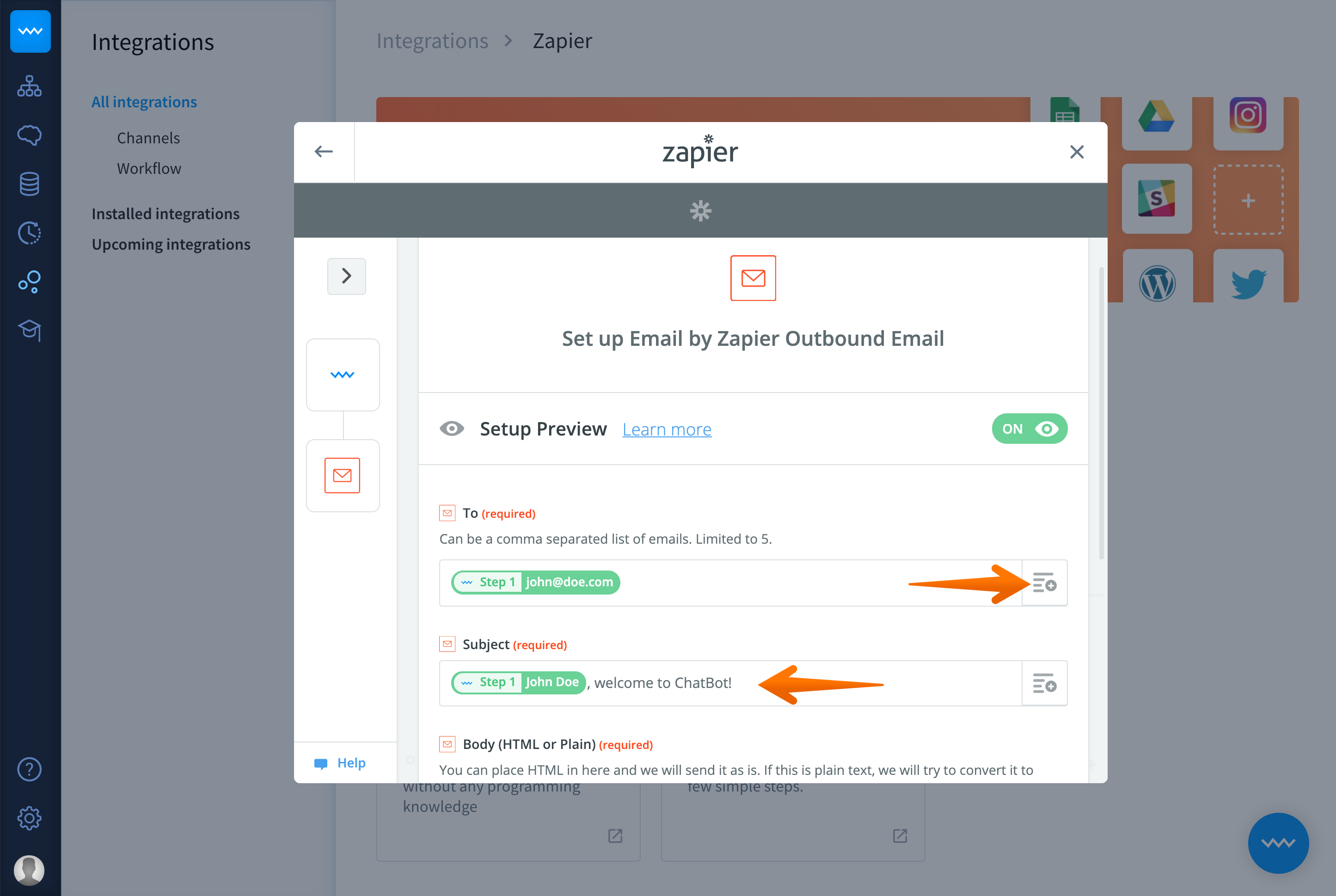 Automate Your Chatbot With Zapier