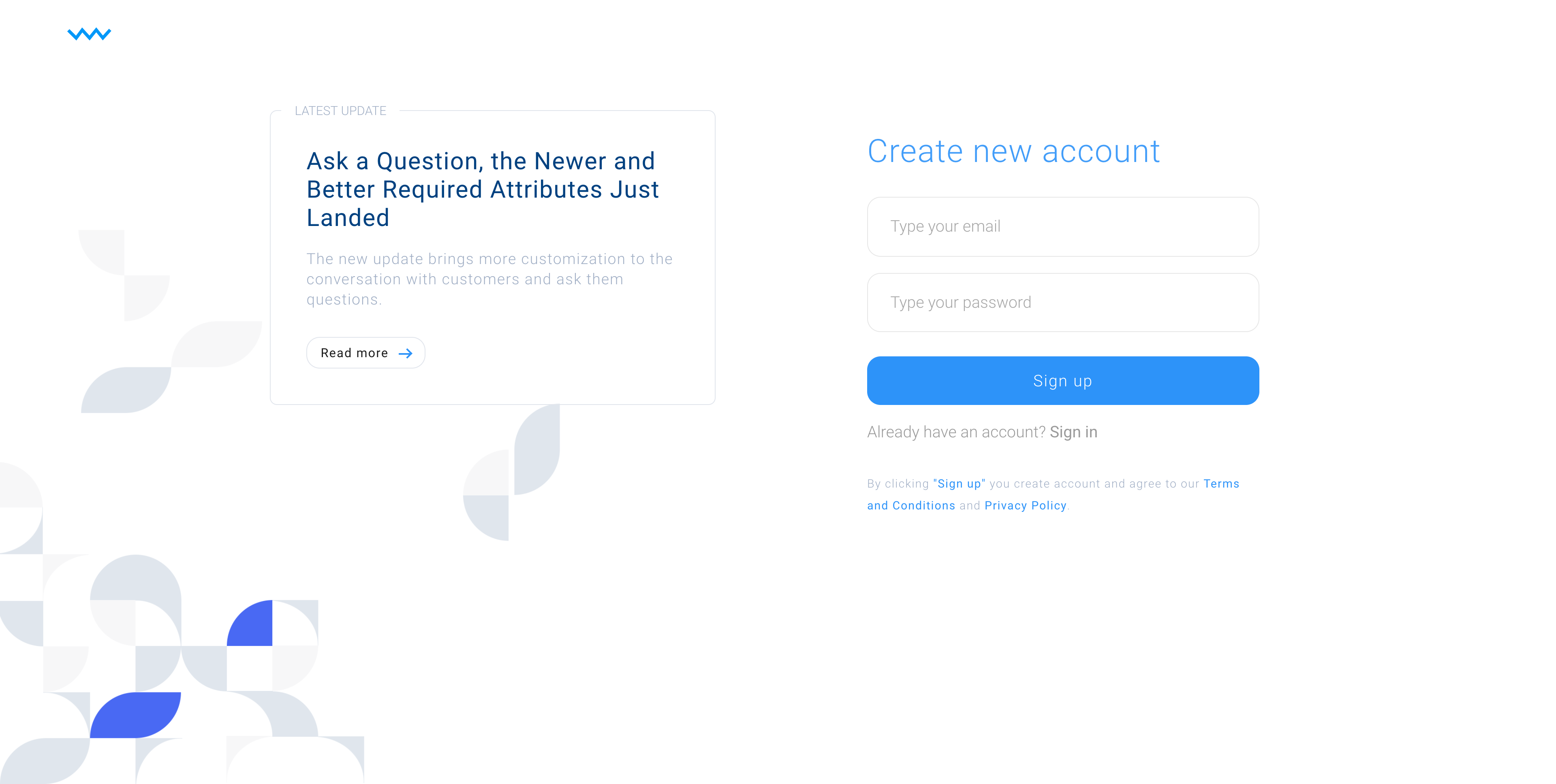 Create Your Chatbot Account